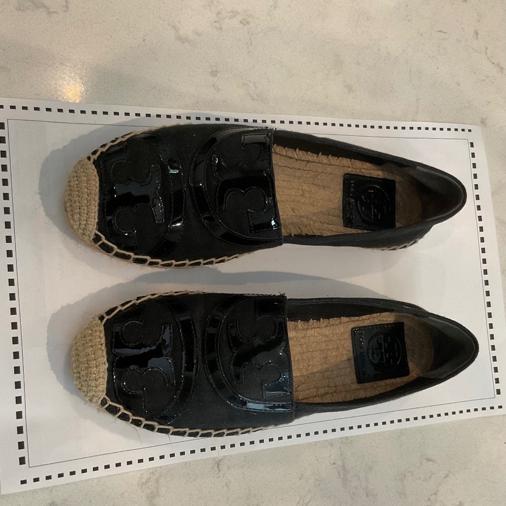 Tory Burch Poppy Logo Espadrilles